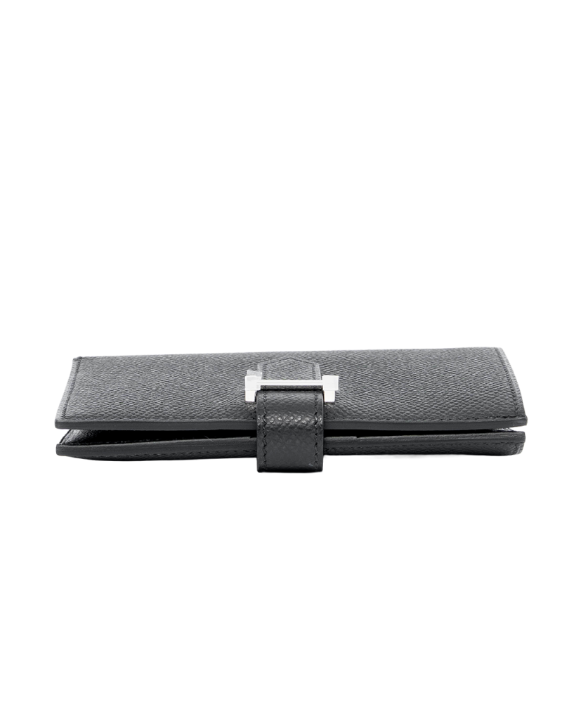 HERMES BEARN WALLET SHORT BLACK SHW B NN 011 BZ 01652