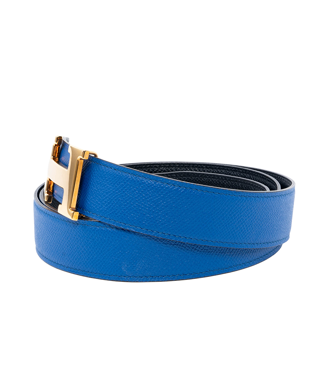 HERMES BELT 105 BLUE BLACK Z AA 140 02997