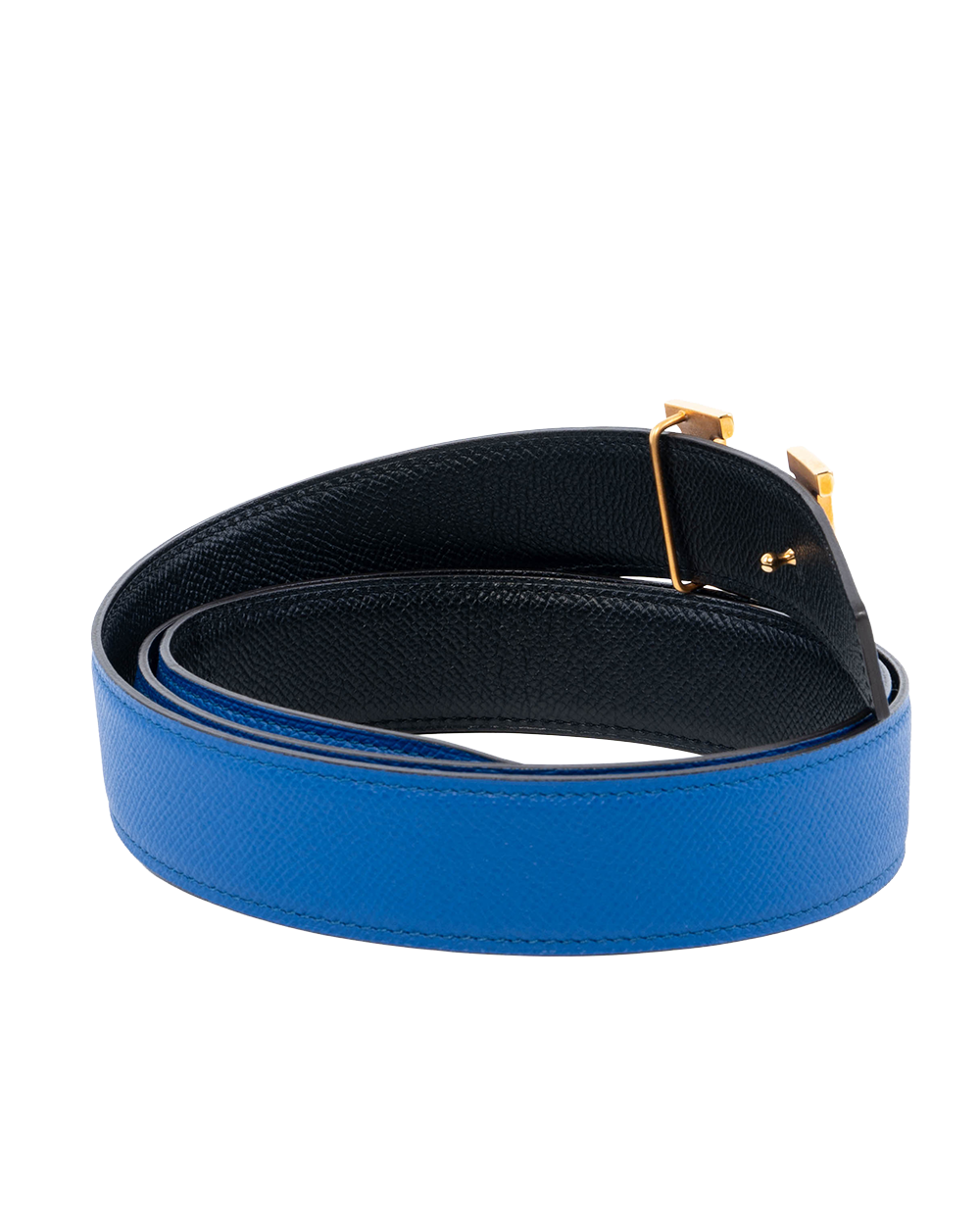 HERMES BELT 105 BLUE BLACK Z AA 140 02998