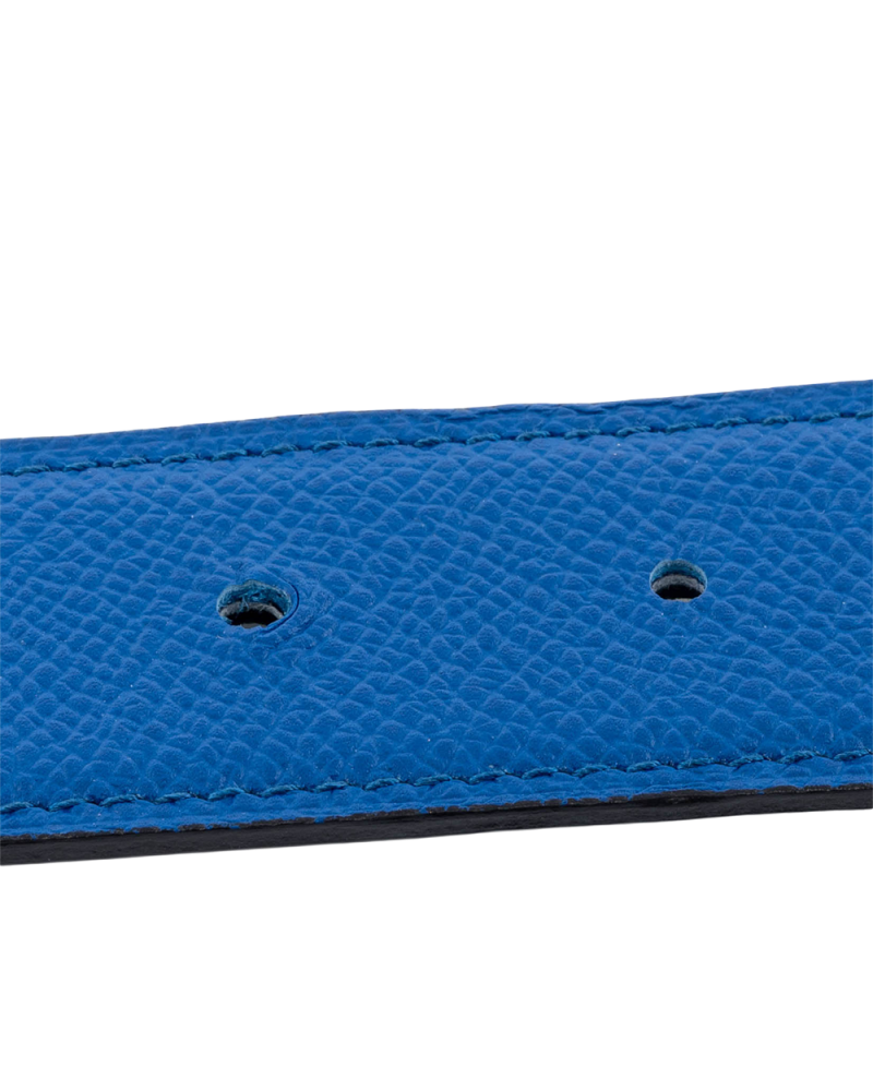 HERMES BELT 105 BLUE BLACK Z AA 140 03004