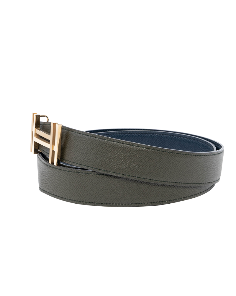 HERMES BELT 105 GREEN VERT ANGLAIS Z AA 440 02962