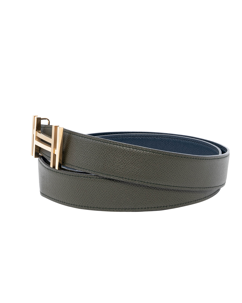 HERMES BELT 105 GREEN VERT ANGLAIS Z AA 440 02962