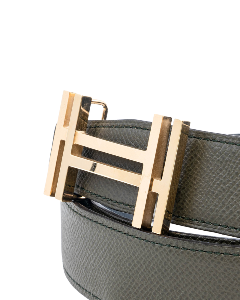 HERMES BELT 105 GREEN VERT ANGLAIS Z AA 440 02966