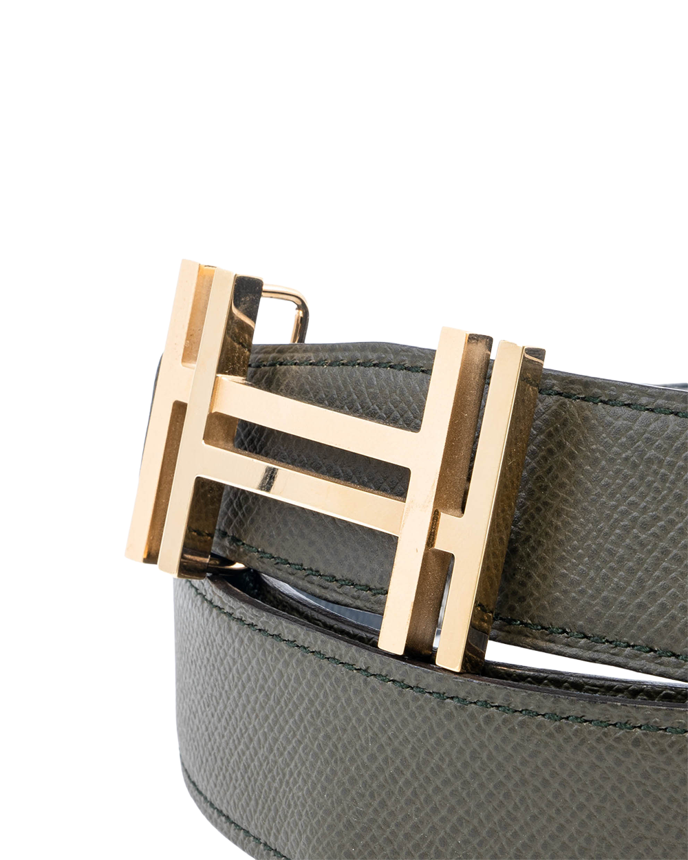 HERMES BELT 105 GREEN VERT ANGLAIS Z AA 440 02966