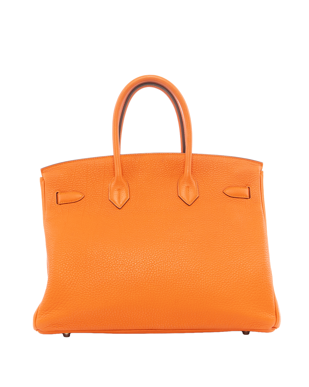 HERMES BIRKIN 35 ORANGE TOGO SHW STAMP N 6936