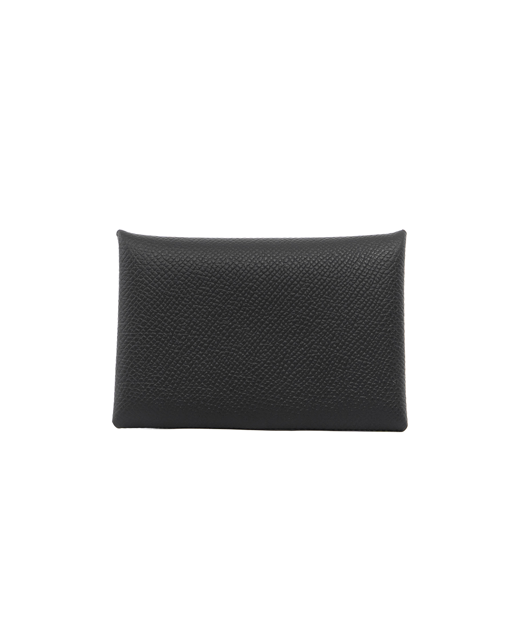 HERMES CALVI CARD HOLDERD SHORT BLACK EPSOM SHW 0199