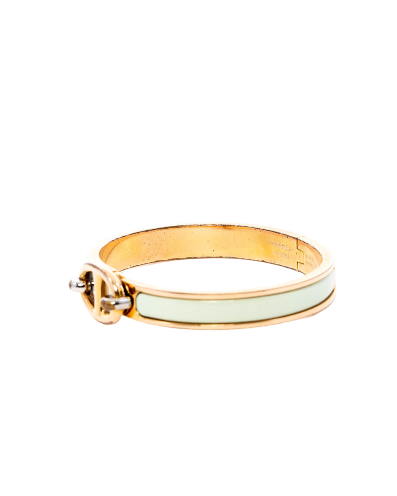 HERMES CLIC CHAINE WHITE GHW FI 02 62 03823