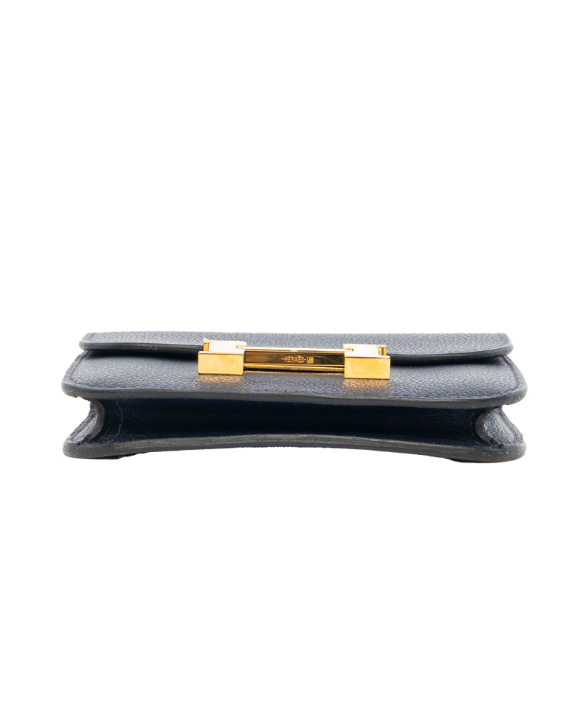 HERMES CONSTANCE SLIM BLUE NAVY GHW U AM 003 UH 5157