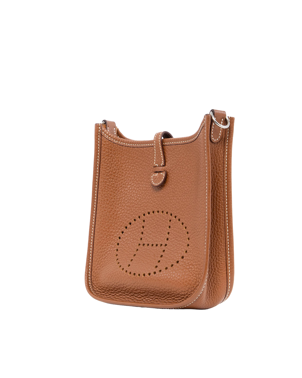 HERMES EVELYNE MINI BROWN TOGO SHW C BS 005 1019