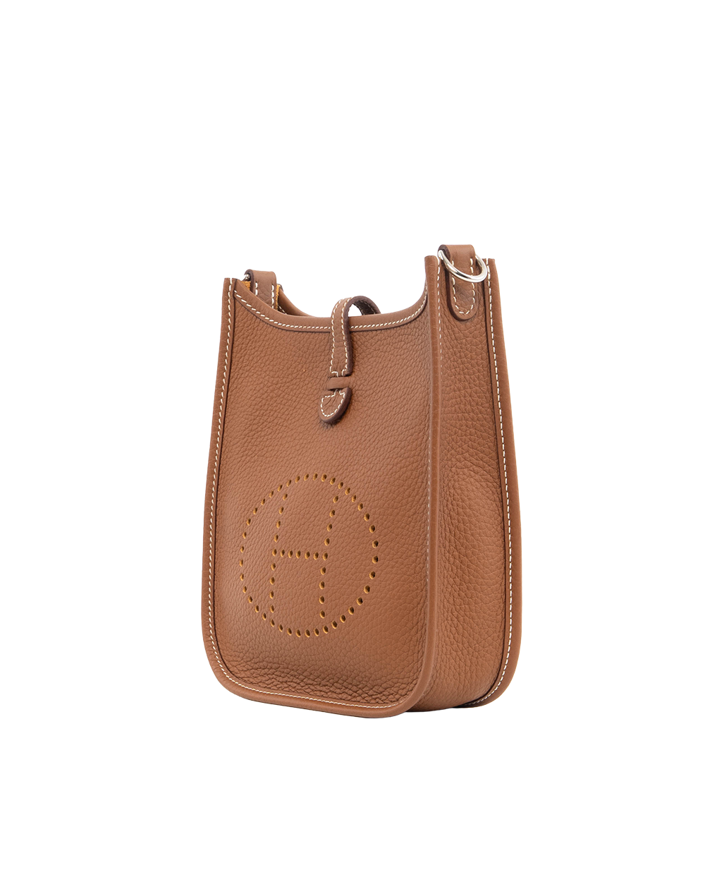 HERMES EVELYNE MINI GOLD EPSOM SHW B AU003 MM 0416
