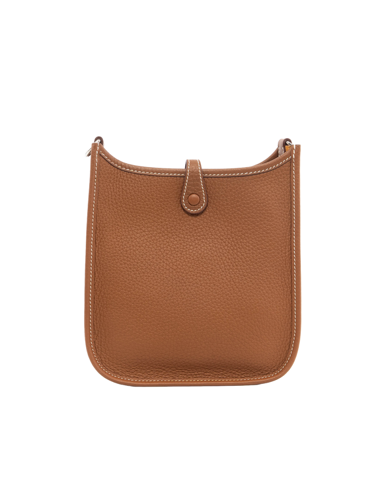 HERMES EVELYNE MINI GOLD EPSOM SHW B AU003 MM 0418