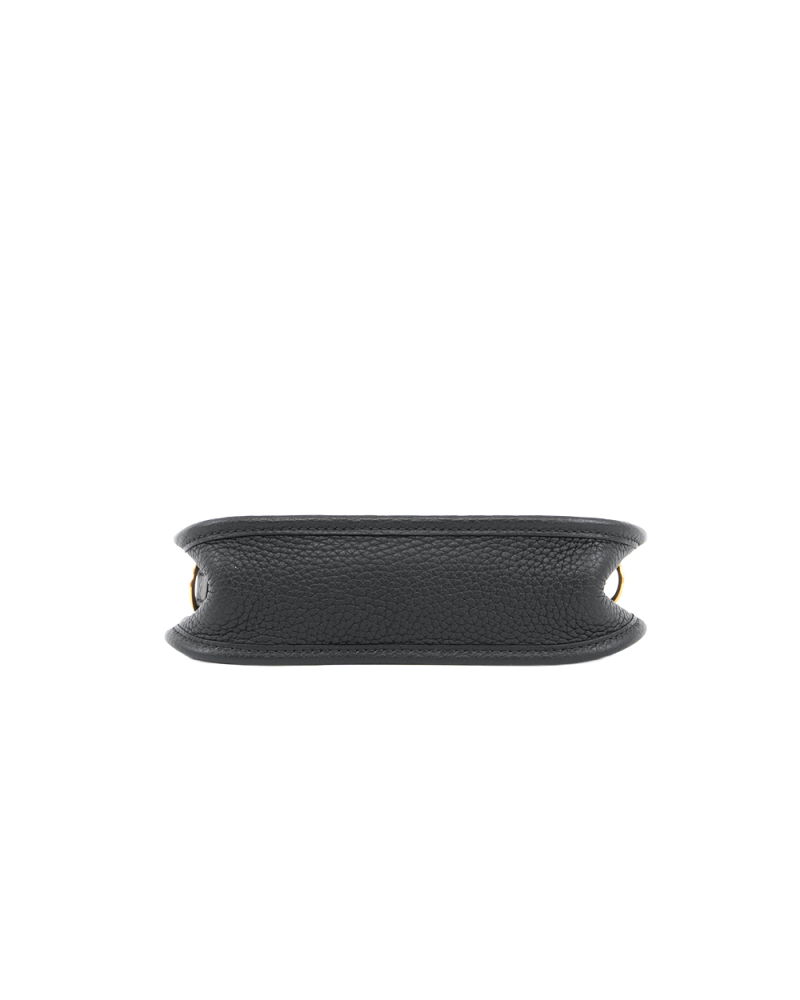 HERMES EVELYNE MINI NOIR BLACK TOGO GHW T T 00X 5484