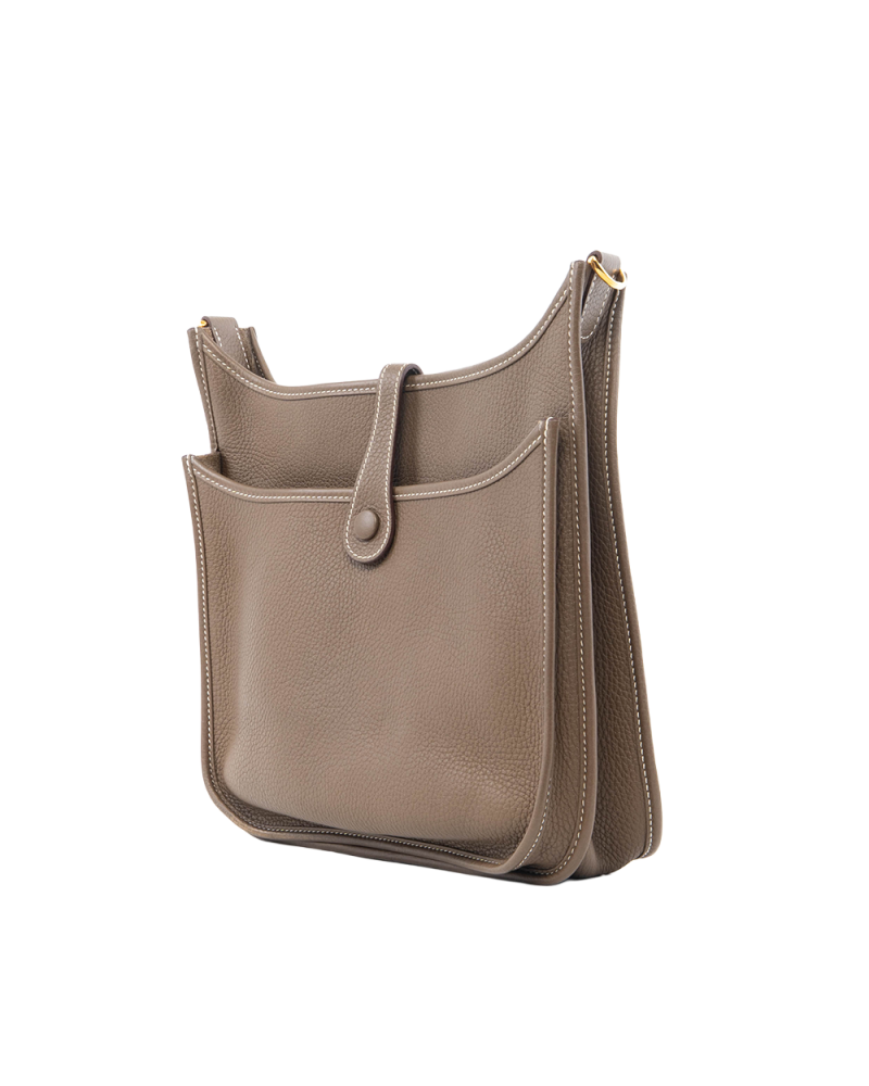 HERMES EVELYNE PM ETOUPE CLEMENCE GHW C AS 002 A 5295