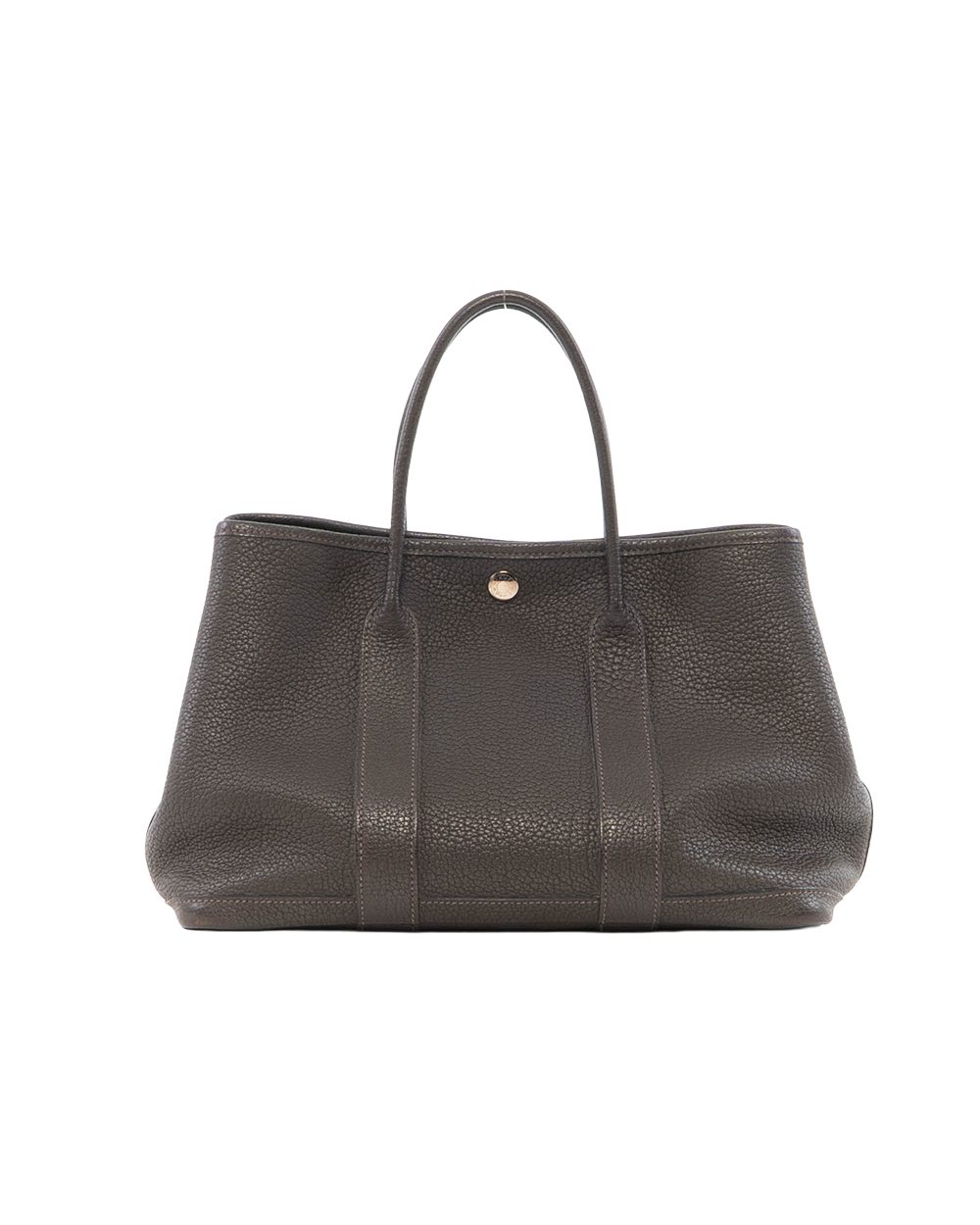 HERMES GARDEN PARTY 30 BROWN ROUGE SELLIER SHW STAMP R SQ 0233