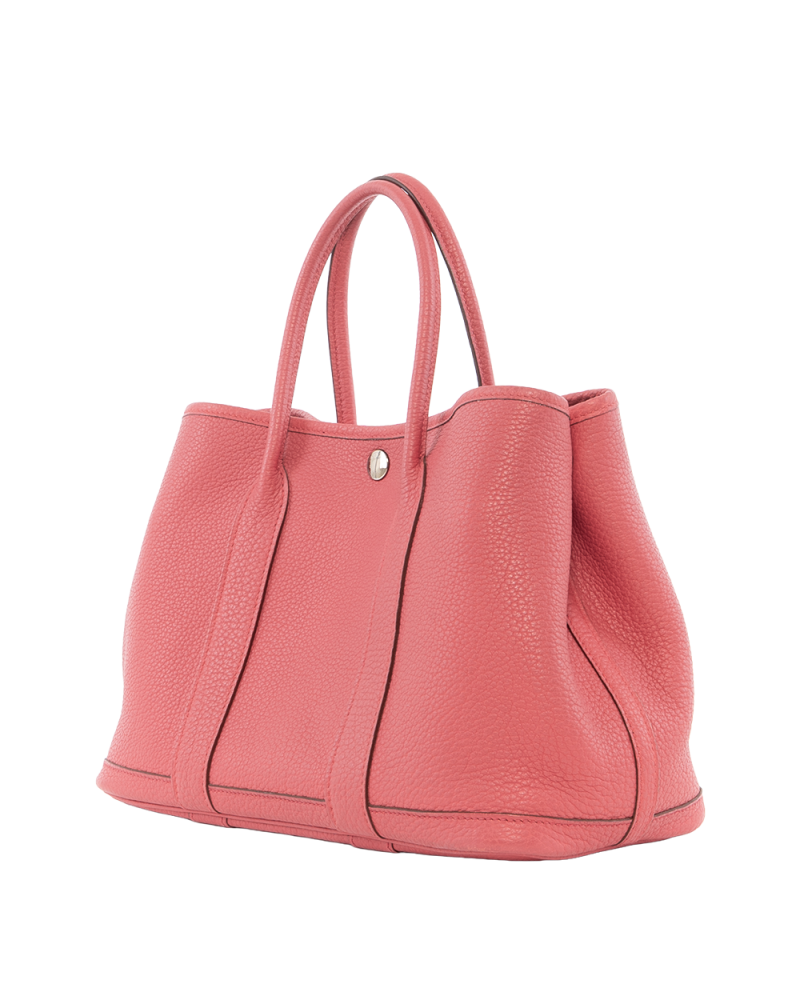 HERMES GARDEN PARTY 30 PINK SHW STAMP R 1047