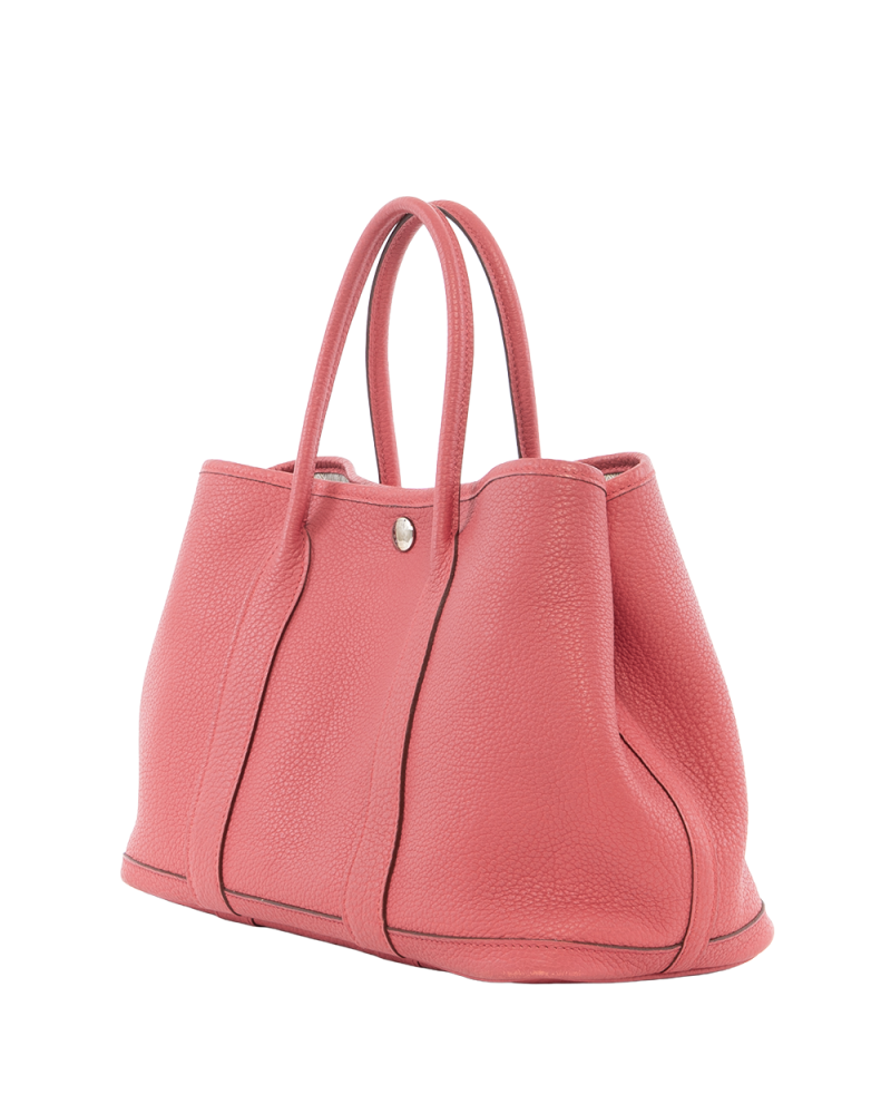 HERMES GARDEN PARTY 30 PINK SHW STAMP R 1048