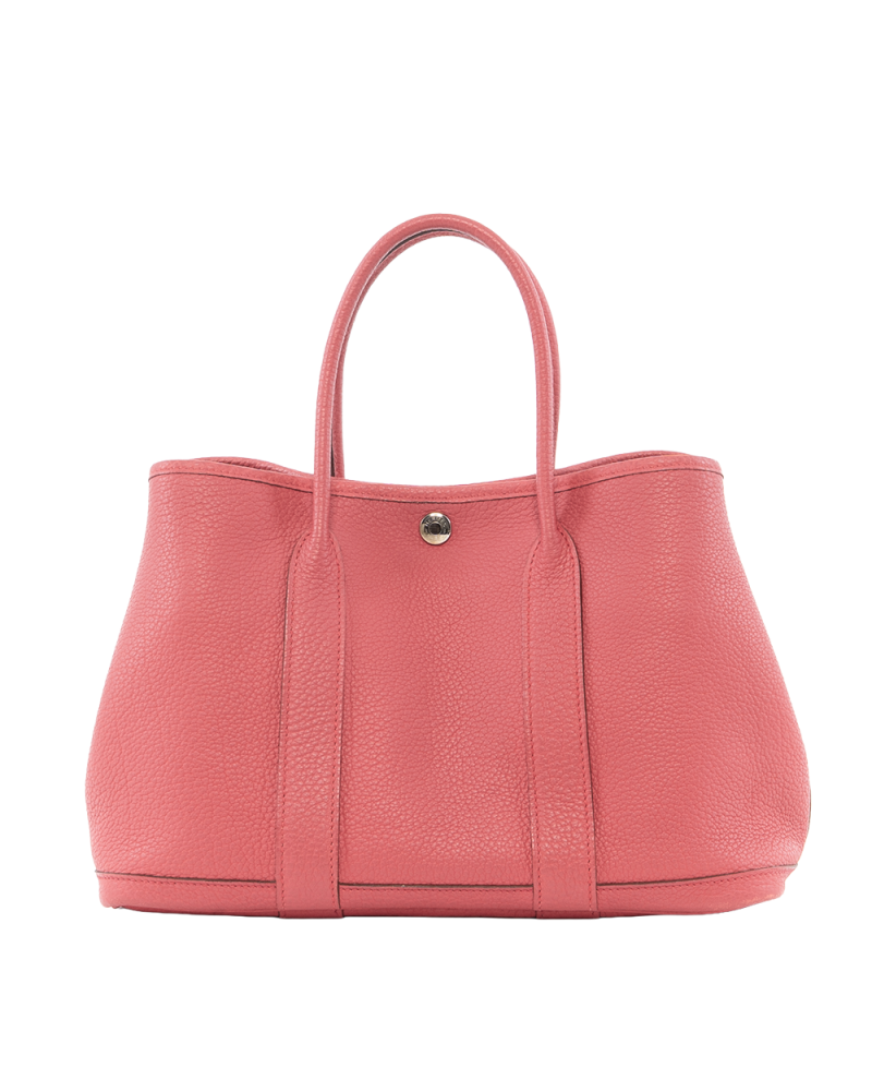 HERMES GARDEN PARTY 30 PINK SHW STAMP R 1049