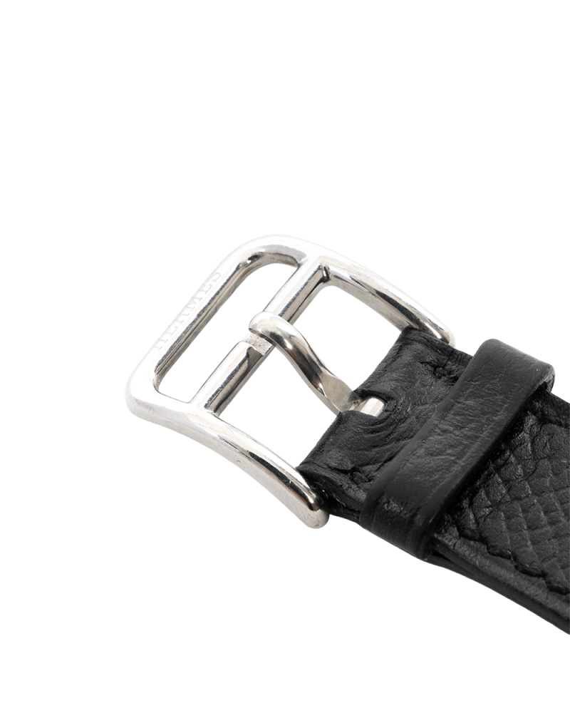 HERMES H HOUR 15MM BLACK EPSOM SHW D 1560654 0376