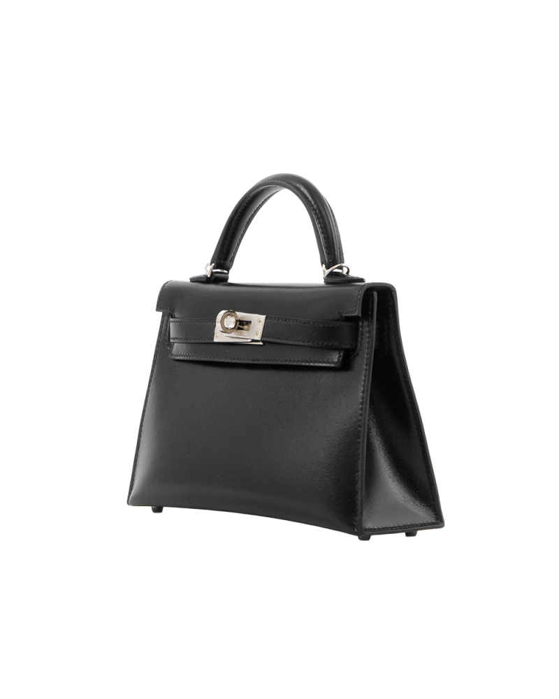 HERMES KELLY MINI NOIR SHW ZHT 421 AZ 0512