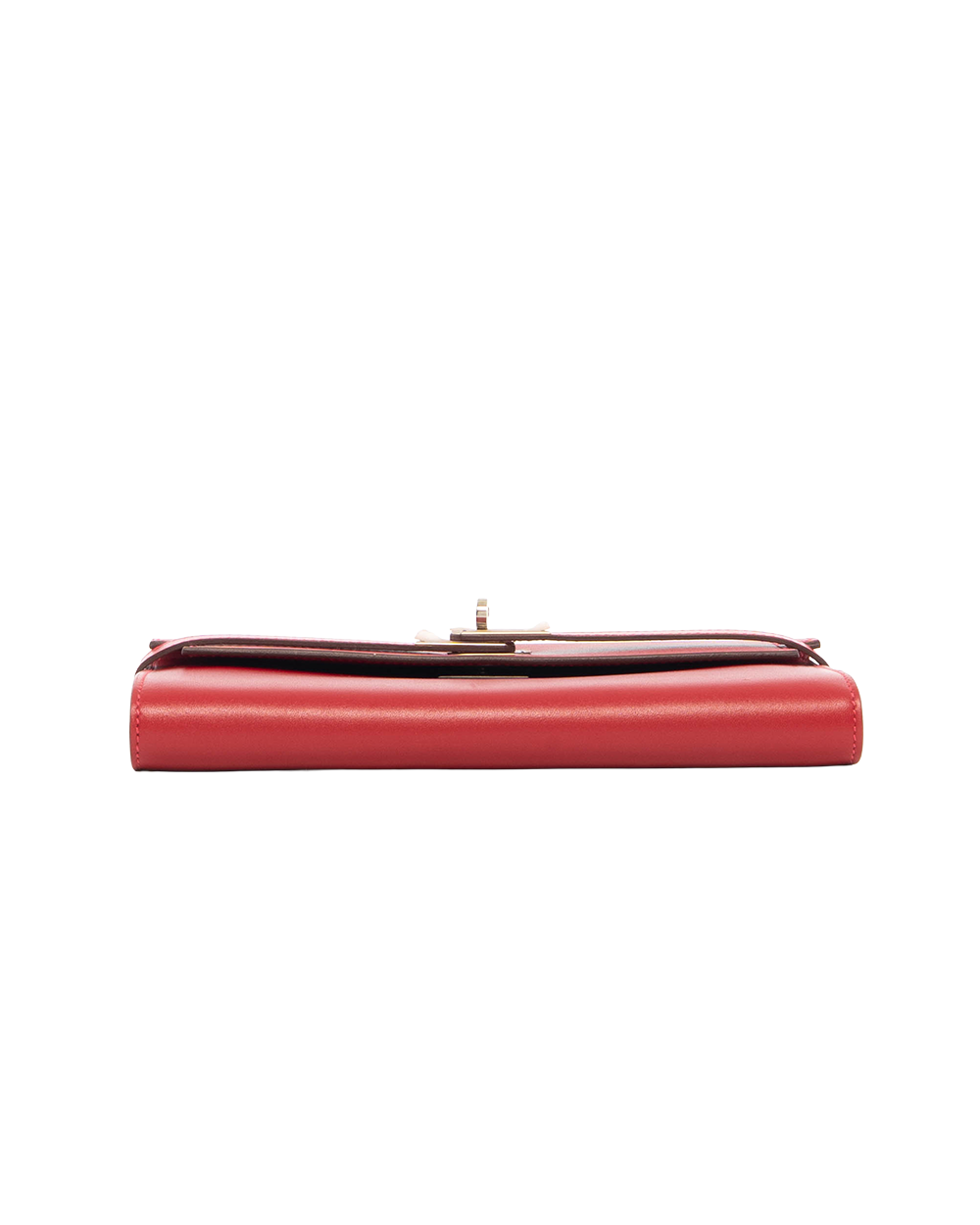 HERMES KELLY WALLET LONG RED CALF GHW A AI 011 SF 0273