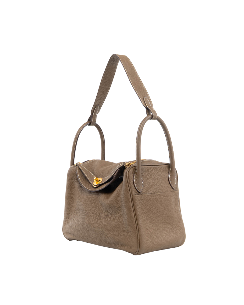 HERMES LINDY 30 ETOUPE TOGO GHW D FA 109 BC 5296