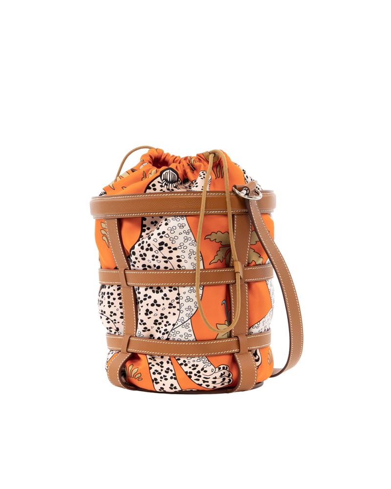 HERMES MUSARDINE BROWN ORANGE WHITE EPSOM SHW 7038