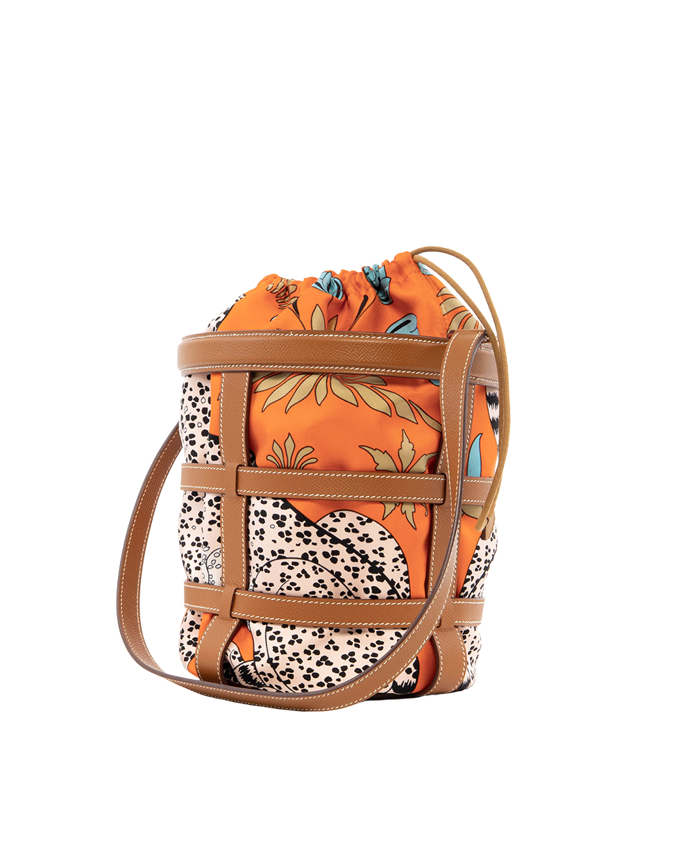 HERMES MUSARDINE BROWN ORANGE WHITE EPSOM SHW 7039
