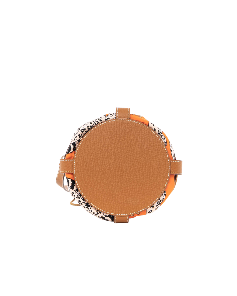 HERMES MUSARDINE BROWN ORANGE WHITE EPSOM SHW 7041