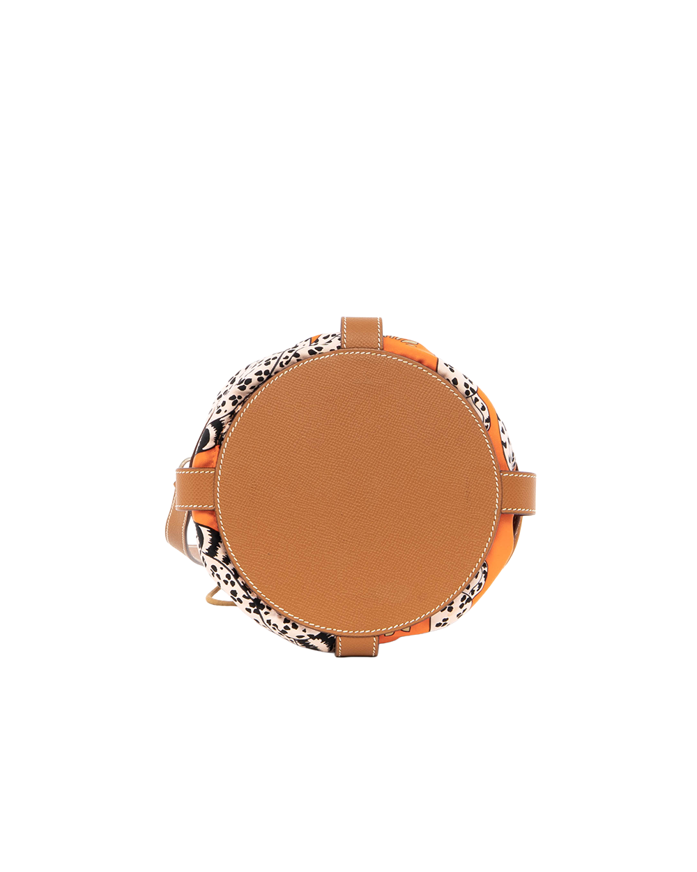 HERMES MUSARDINE BROWN ORANGE WHITE EPSOM SHW 7041