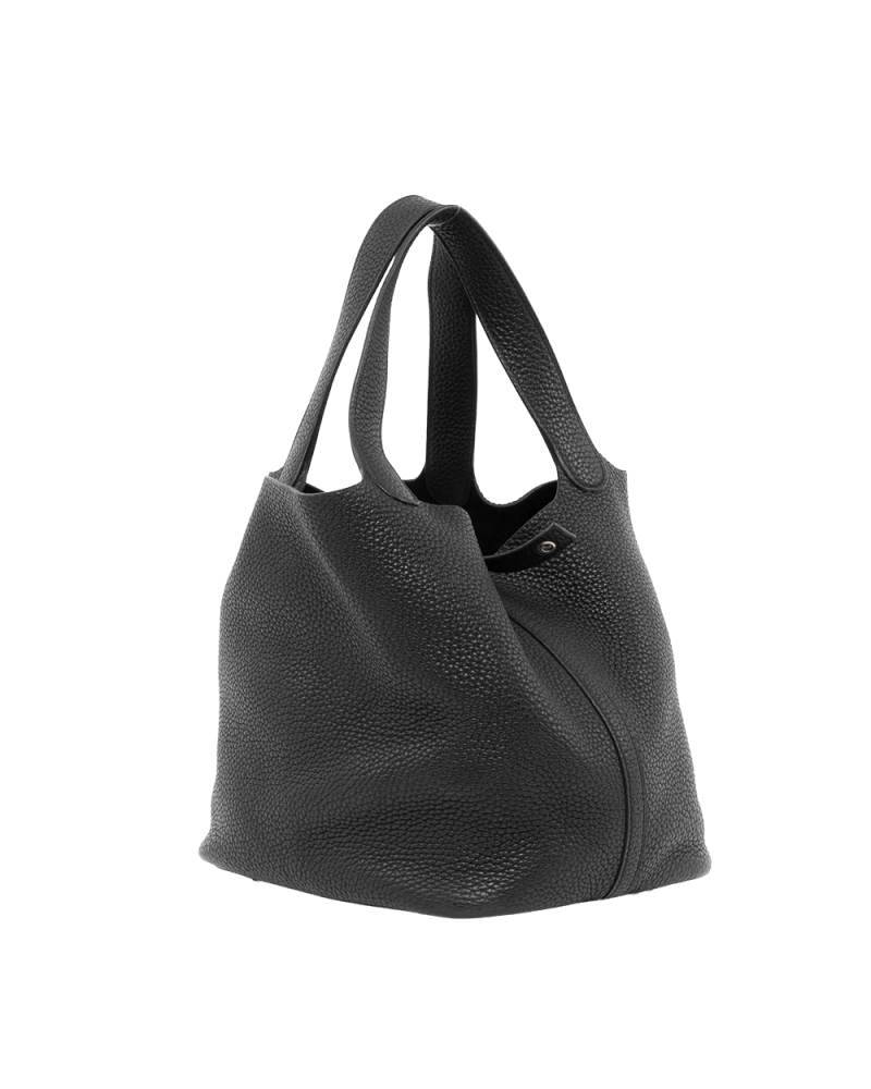 HERMES PICOTIN 22 BLACK SHW STAMP C 0519