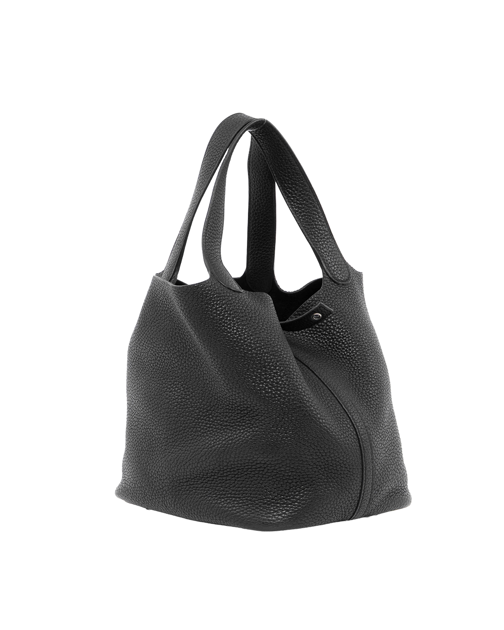 HERMES PICOTIN 22 BLACK SHW STAMP C 0519