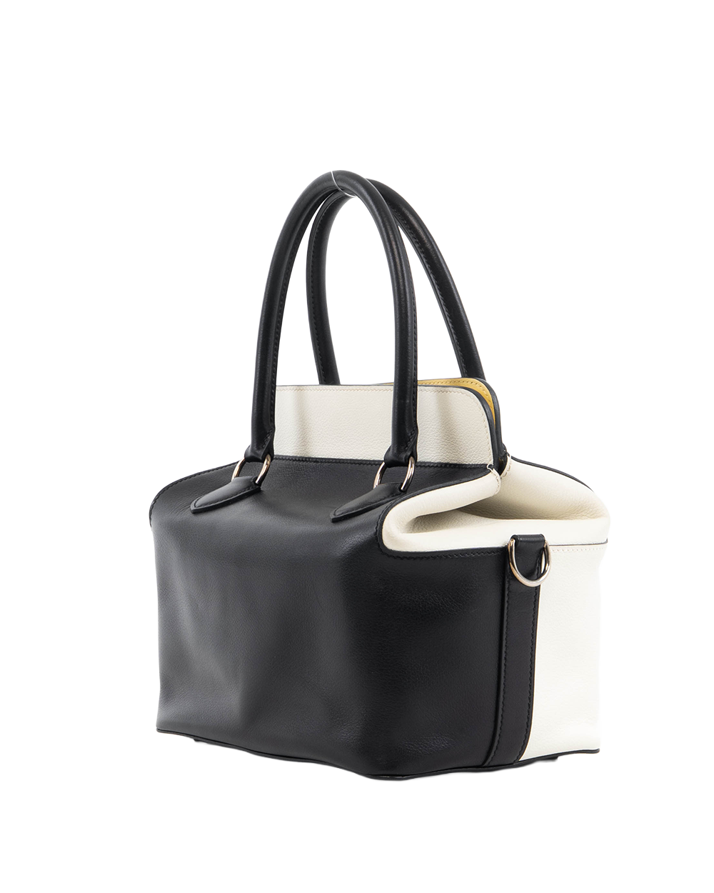 HERMES TOOLBOX 20 WHITE BLACK SHW X BY 011 C 5594