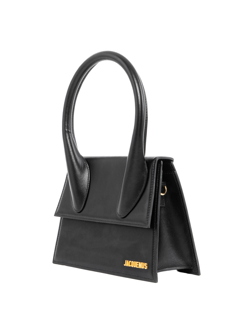 JACQUEMUS LE CHIQUITO BLACK LEATHER GHW 0691
