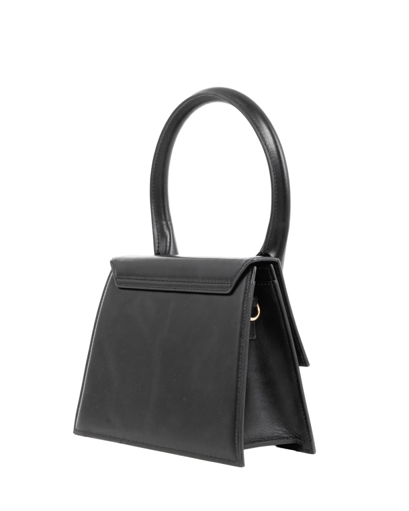JACQUEMUS LE CHIQUITO BLACK LEATHER GHW 0692