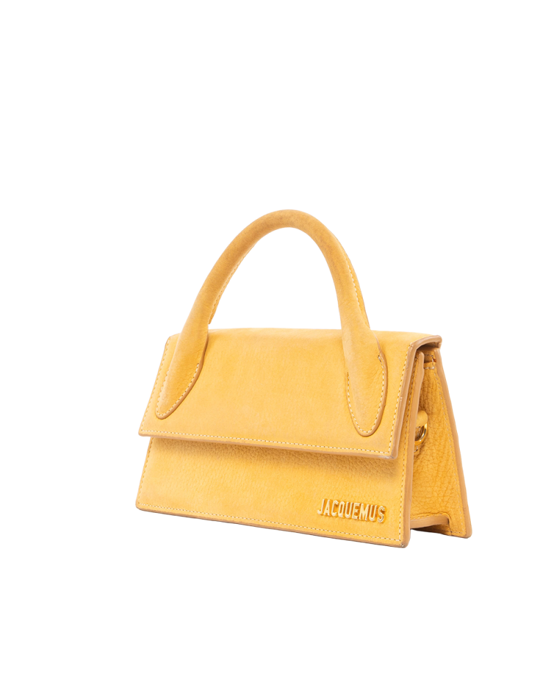 JACQUEMUS LE CHIQUITO YELLOW MUSTRAD SUEDE GHW 8676