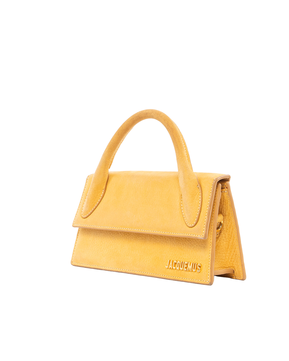JACQUEMUS LE CHIQUITO YELLOW MUSTRAD SUEDE GHW 8676