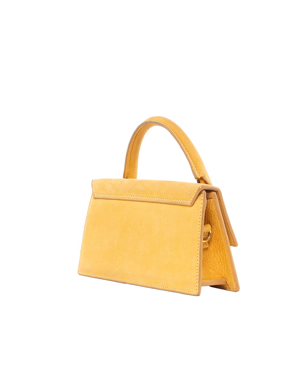 JACQUEMUS LE CHIQUITO YELLOW MUSTRAD SUEDE GHW 8677