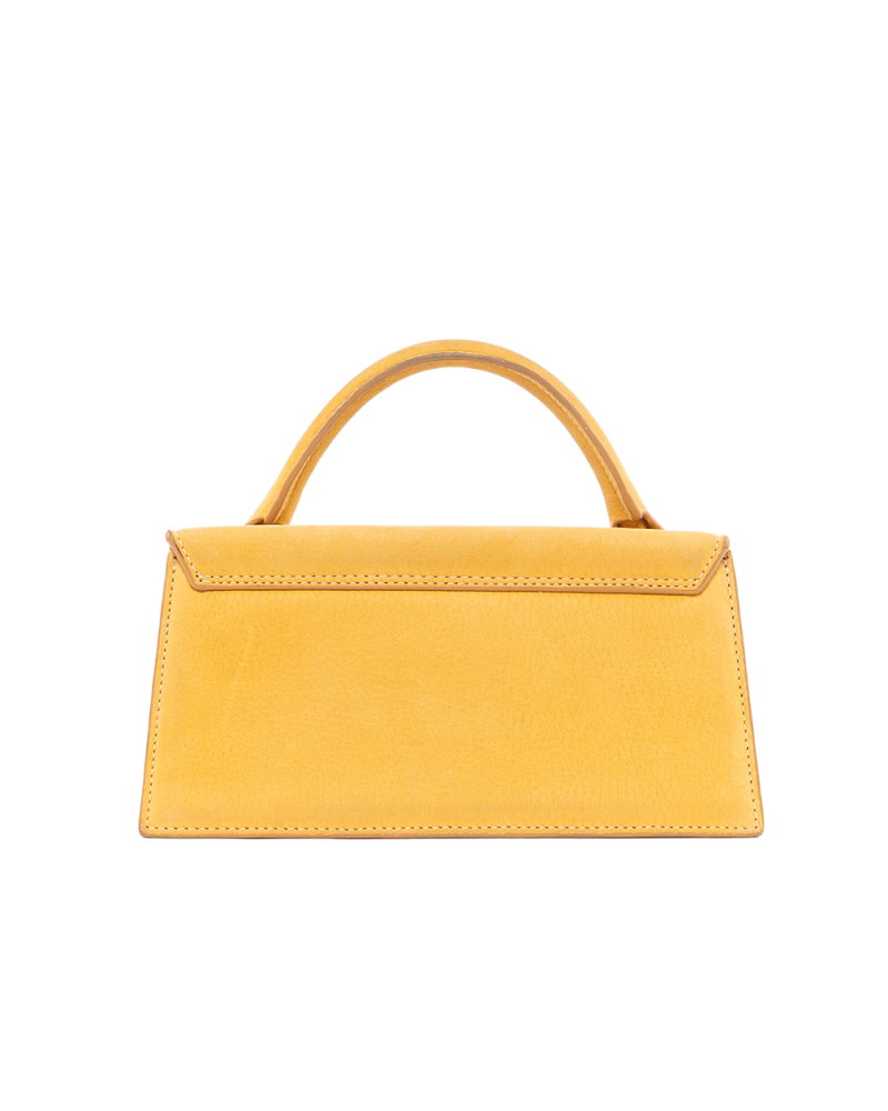 JACQUEMUS LE CHIQUITO YELLOW MUSTRAD SUEDE GHW 8678