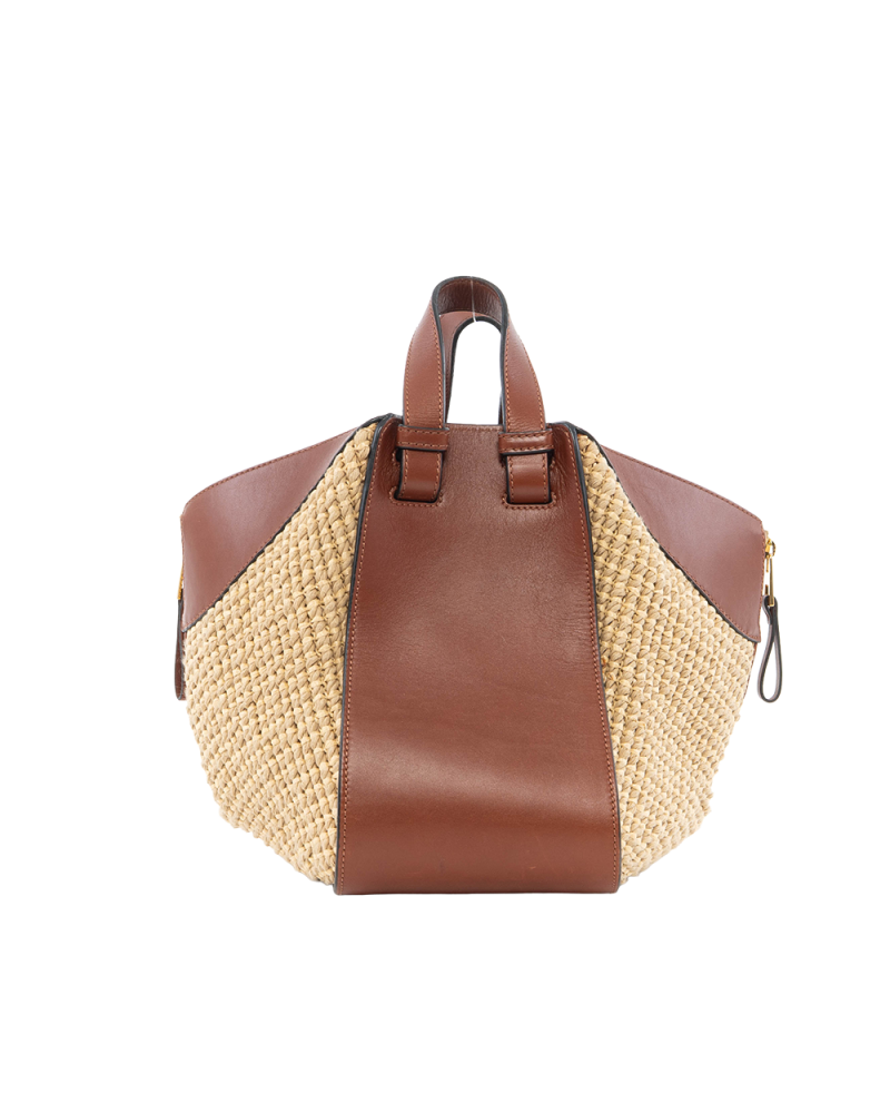 LOEWE HAMMOCK MEDIUM BROWN RED CALF GHW 061701 3125