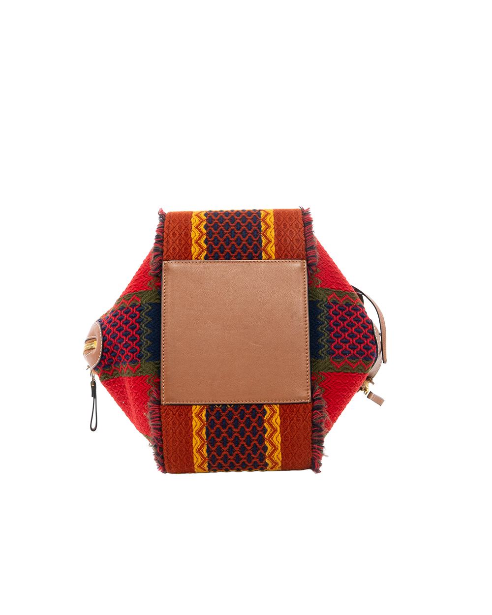 LOEWE HAMMOCK MULTICOLOR BROWN NAVY RED LEATHER GHW 062026 3558