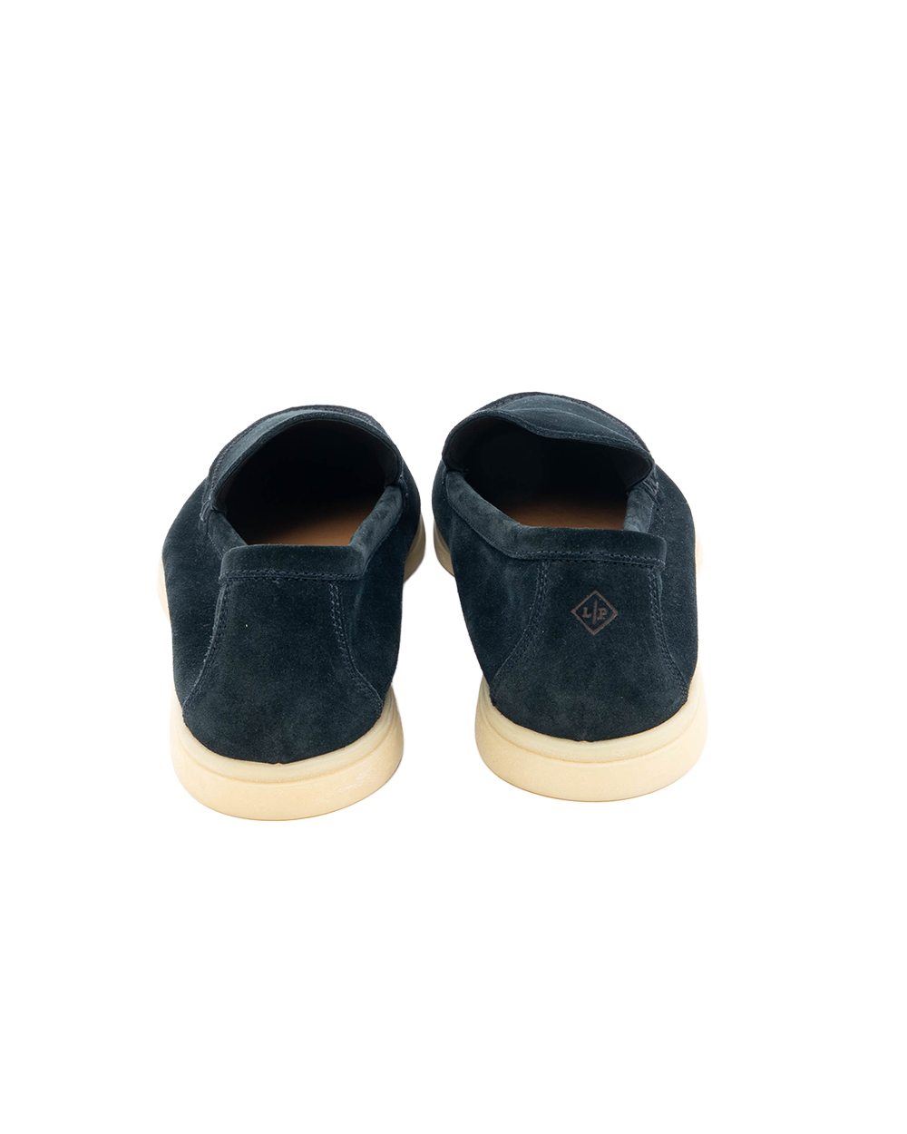 LORO PIANA SUMMER WALK LOAFER 40 BLUE NAVY CALF 5443