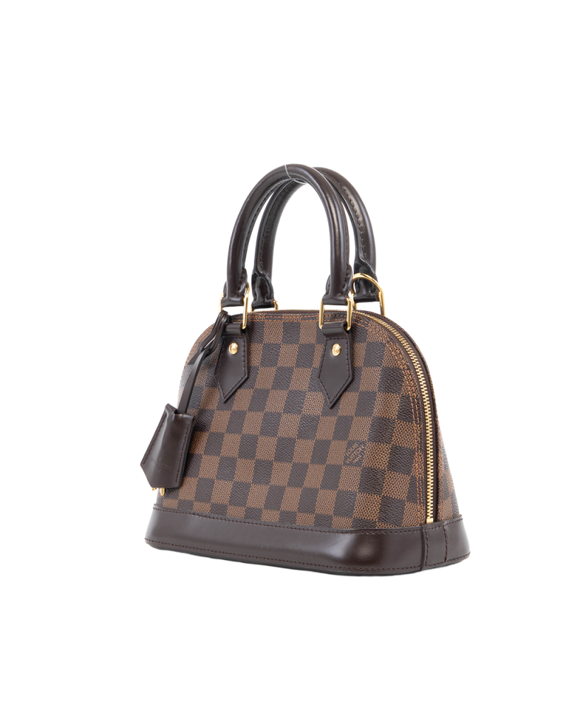 LV ALMA BB BROWN DAMIER CANVAS GHW AA2166 5328