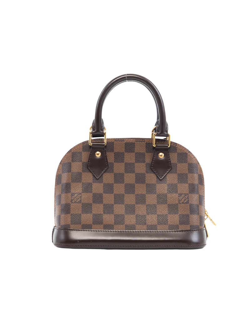 LV ALMA BB BROWN DAMIER CANVAS GHW AA2166 5330