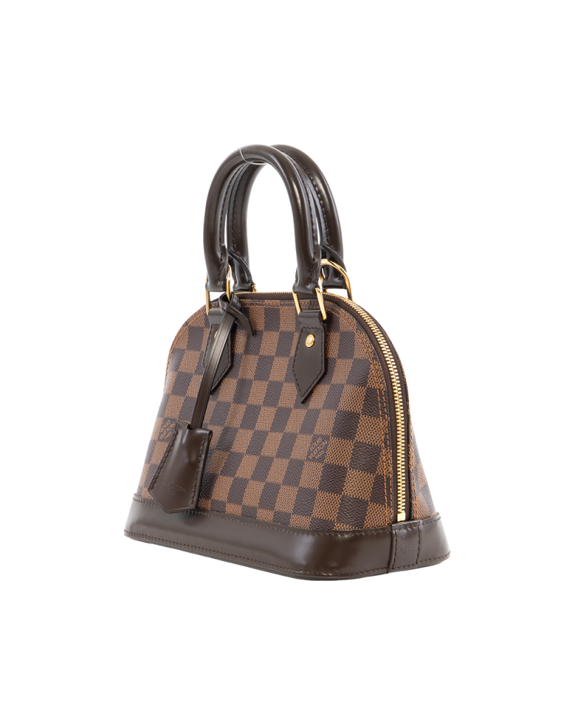 LV ALMA BB BROWN DAMIER CANVAS GHW CI1115 4298