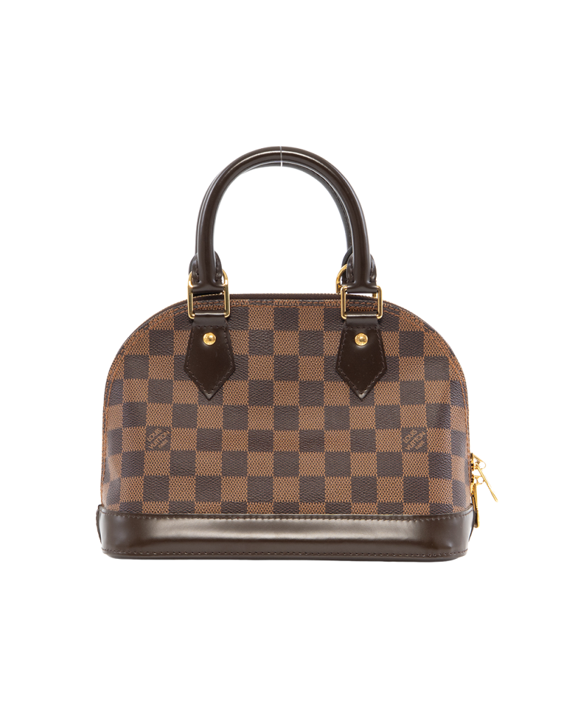LV ALMA BB BROWN DAMIER CANVAS GHW CI1115 4300