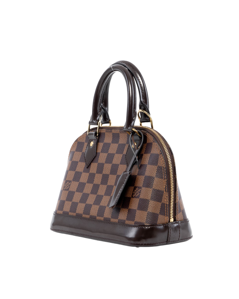 LV ALMA BB BROWN DAMIER CANVAS GHW CT5116 05318