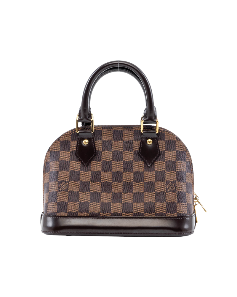 LV ALMA BB BROWN DAMIER CANVAS GHW CT5116 05320