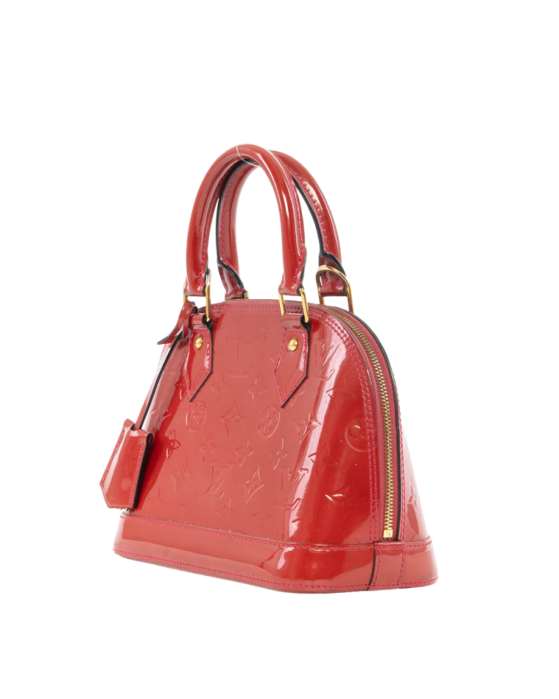 LV ALMA BB RED PATENT GHW MI4154 7021