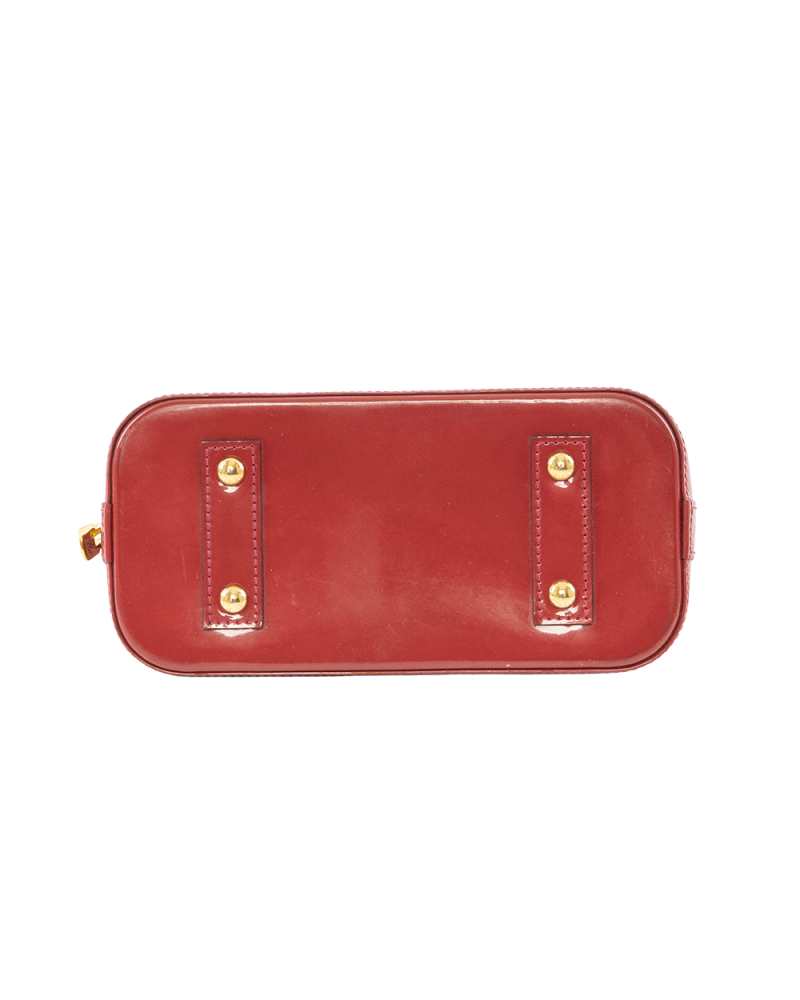 LV ALMA BB RED PATENT GHW MI4154 7029