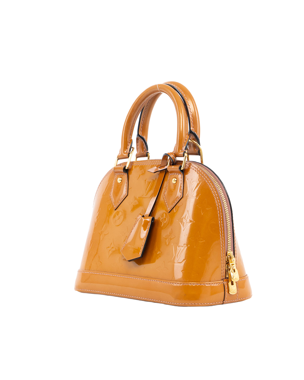 LV ALMA BB YELLOW MUSTARD PATENT GHW MI0163 5345